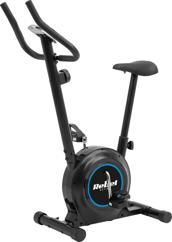Rebel Active Hometrainer Fiets - Magnetische Hometrainer Cardio - Hartslagsensor - Fitnessapparaat