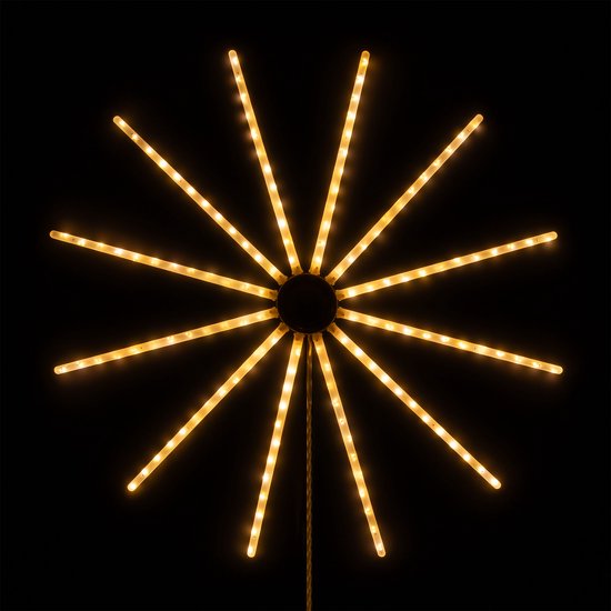 Rebel Light - LED Kerstster - 132 LED's - Warm Wit - 14 Lichtmodi