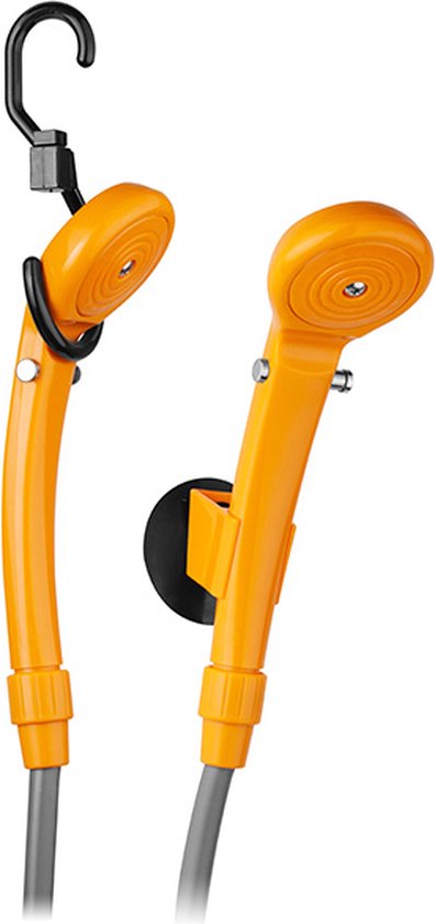 Tracer CampPump 12V Elektrische Camping Douche - Campingdouche - Draagbare Douche - Kampeerdouche - Oranje