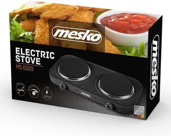 Mesko MS 6509 - Elektrische dubbele kookplaat - 2000 Watt