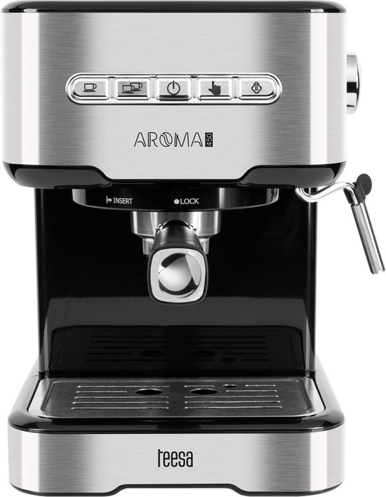 Teesa TSA4010 - Espressomachine AROMA 450, melkopschuimer, 850 Watt