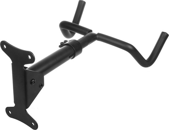 Maclean - Fiets muurbeugel - Fietsenrek - Wandmontage / Ophangsysteem - max. belasting 30kg - Zwart