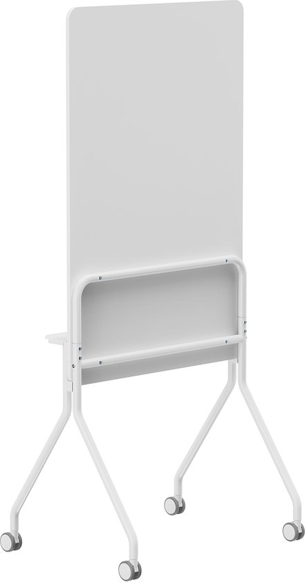 Ergo Office ER-305 - Whiteboard - 119x79cm - verticale oriëntatie - verrijdbaar droog uitwisbaar