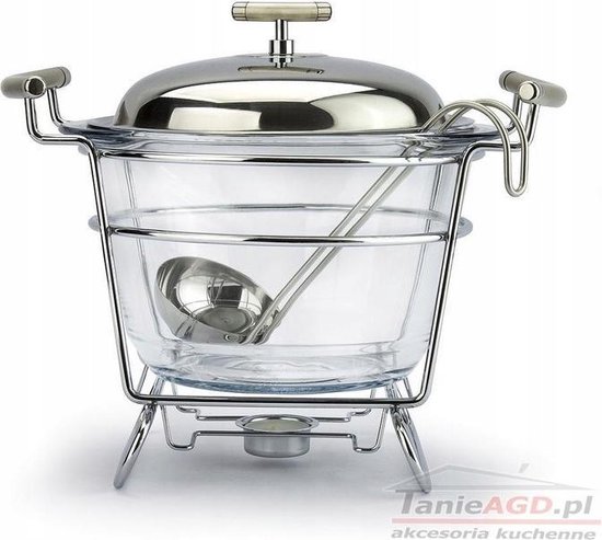 Kinghoff 1417 - Voedselverwarmer - warmhoudkan - RVS - 4 liter