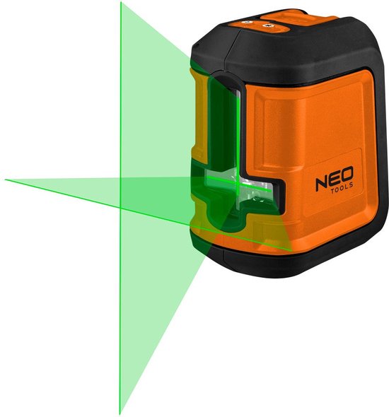 NEO 75-106 Kruis Laser, magnetische houder, 15m, Groen