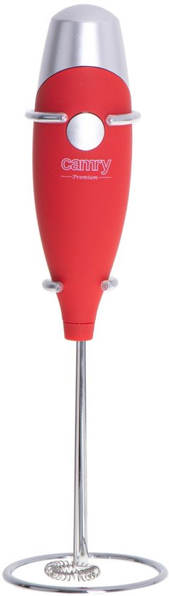 MELK KOFFIE OPSCHUIMER MIXER KLOPPER ROOD CAMRY CR4501