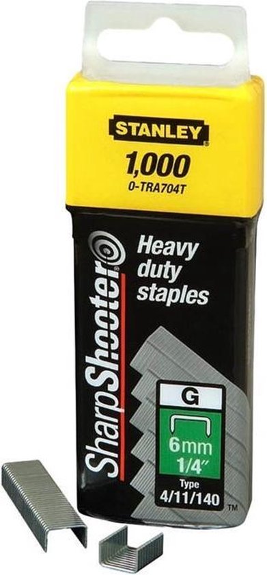 STANLEY 1-STA1TRA708T Nieten - 12mm - type G - 1000 Stuks