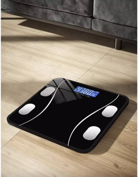 Ruhhy Analytische Badkamerweegschaal LCD - Volg Uw Gezondheid Precies - Max 180 kg