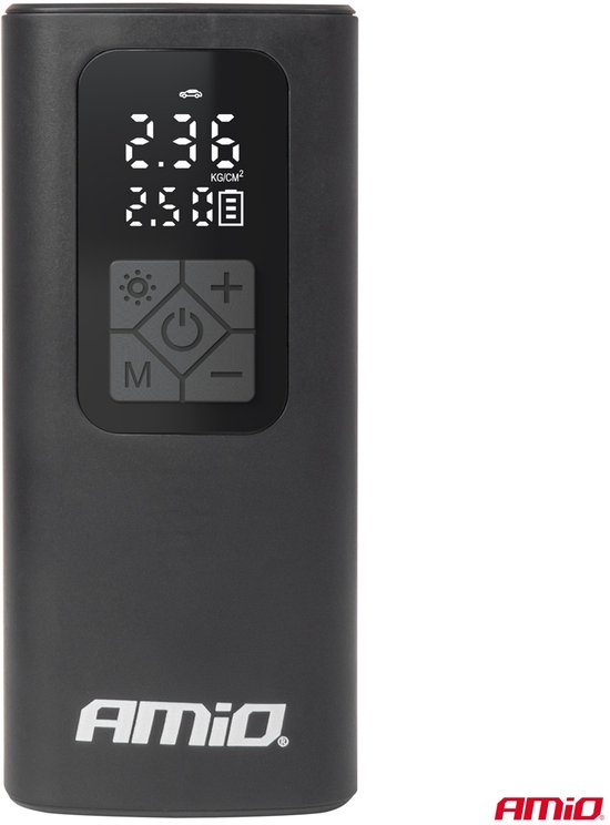 Draagbare Accu Autocompressor 12V – Powerbank & LED – USB-C – 40W – 10 Bar