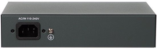 Blow Netwerk switch - 4+2 poorts - 4x 10/100Mbps - 2x Up link 100Mbps - PoE Switch - BL-SW6-4P - Zwart