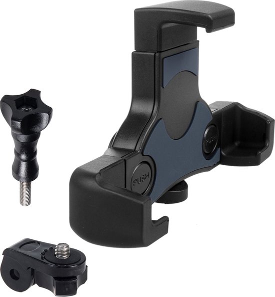 Maclean MC-448 - Sporthoofdband / telefoonhouder - Draaibaar voor mobiele telefoon en camera / Universeel- Zwart