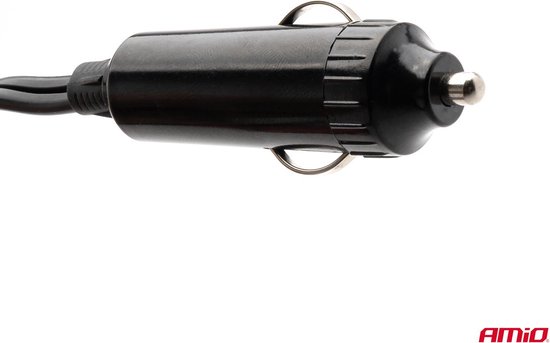 AMiO Stroom Omvormer 12V/230V Sigarettenplug naar Stopcontact Rood (2 x USB) 150W/300W