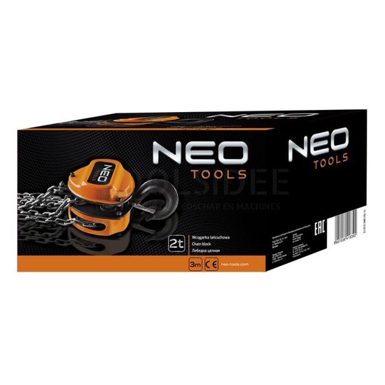 NEO kettinkblok 2t  lengte 3mtr