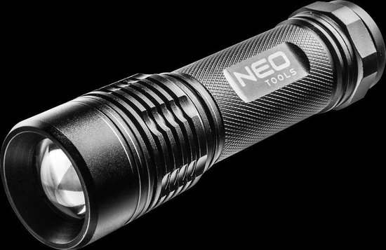 NEO zaklamp pro, ipx7 zoom functie