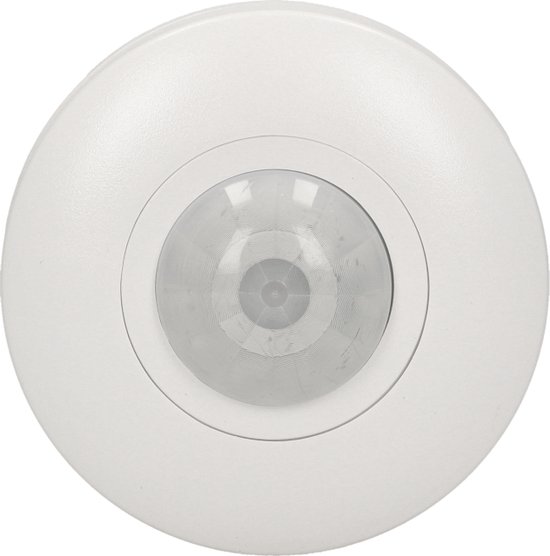 Bewegingssensor binnen voor lamp - Bewegingsmelder plafond - Doorgangsmelder 2000 Lux - Motion sensor 360° - Wit