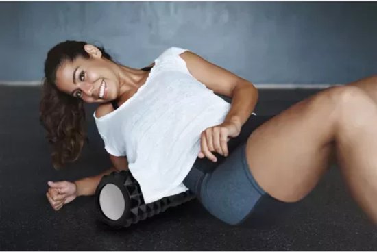 Trizand Yoga Roller - Zwart - Ideaal voor Spierontspanning en Zelfmassage