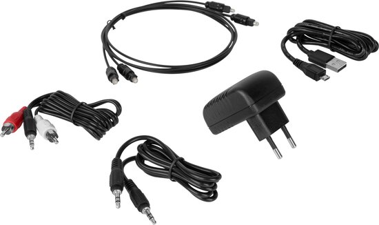 Krüger&Matz KM0352 - 2-in-1 Bluetooth BT-1 audio ontvanger en zender (Apt-X, NFC)