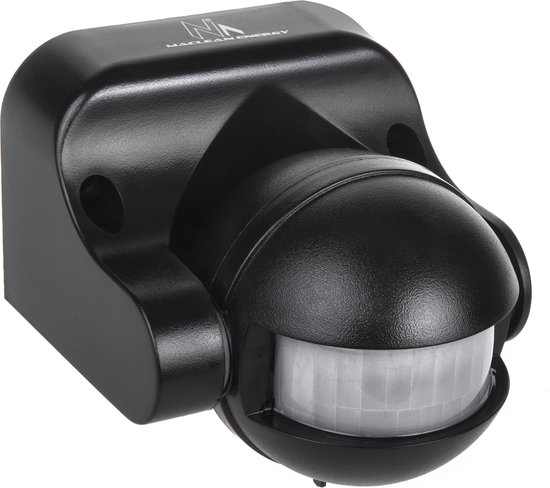 Maclean - LED-lamp met bewegingsmelder | 800/1200W - IP44 - Zwart