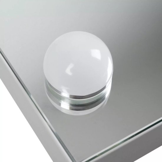 Soulima LED make-up spiegel 80x62 cm – verstelbaar licht en 10x vergrotende spiegel