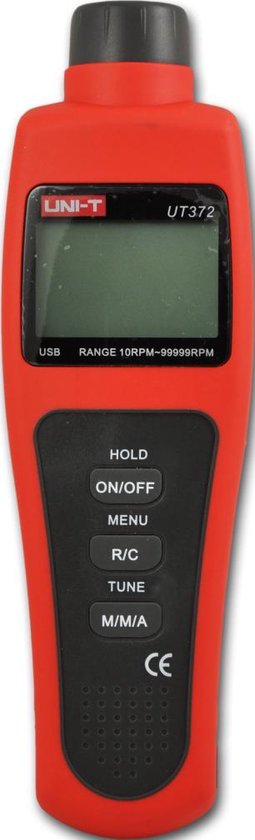 UNI-T UT372 - Digitale Tachometer - USB Interface - Compact Design - Voor Professioneel Gebruik