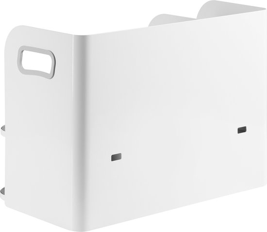 Ergo Office - Bureau-organizer met lade en boekensteun | Bureau-benodigdheden-organiser Bureaulade tot 10 kg Wit
