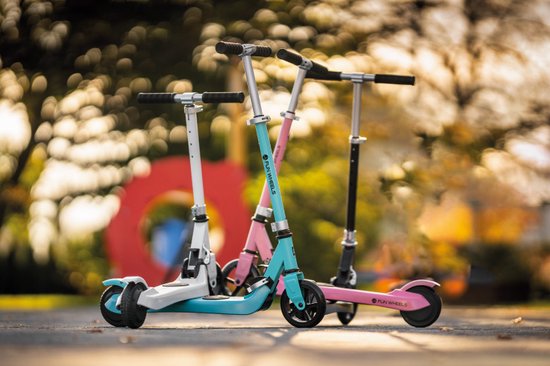 Rebel ZAB0031W - Elektrische ‘Fun Wheels’ step, kids, wit