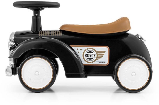 MILLY MALLY - Babywipstoel met geluid Royce zwart