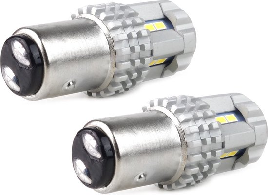AMiO LED CANBUS 3020 22SMD UltraBright 1157 BAY15D P21/5W Wit 12V/24V
