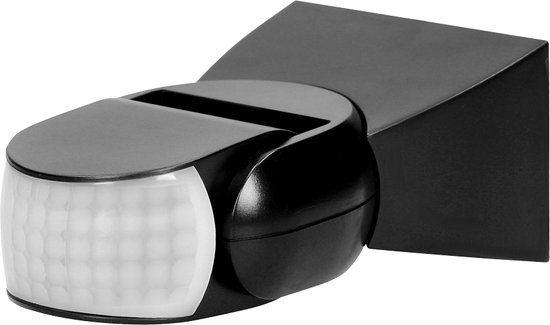 PIR Bewegingsmelder - LED bewegingssensor - Dual sensor - 180 ° / 360 ° Detectie - IP65 - Zwart