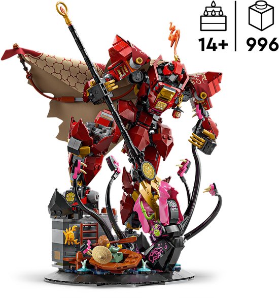 LEGO NINJAGO De Vuurriddermecha Bouwpakket voor Kinderen - 71846