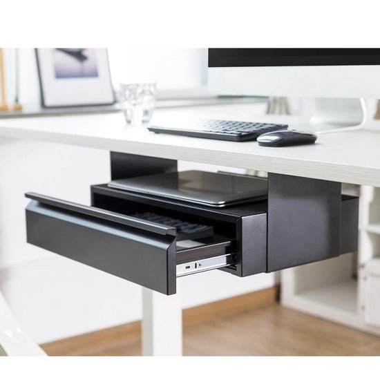 Maclean - Bureaulade - Lade onder het bureau met plank tot max. 5kg -MC-875