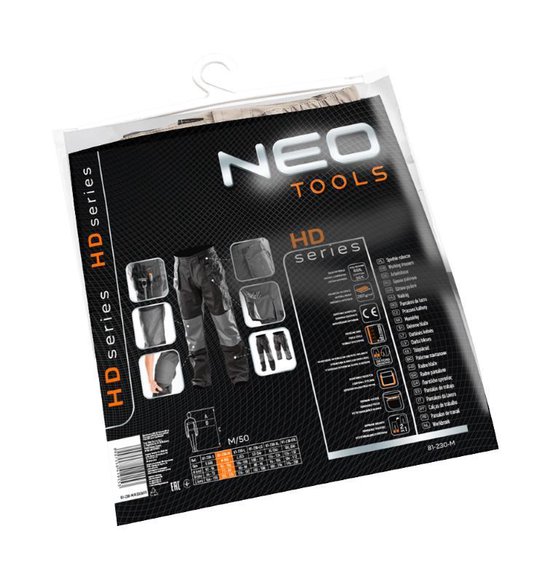 Neo Tools Werkbroek 2 In 1 L/54 Oxford Bescherming 35% Katoen-65% Polyester 267 Gr/m2 CE-EN340