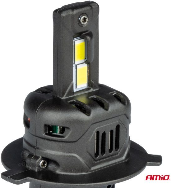 AMiO LED Koplampen X4-serie AVIATOR H4/H19 6500K max 44W Dimlichten Wit