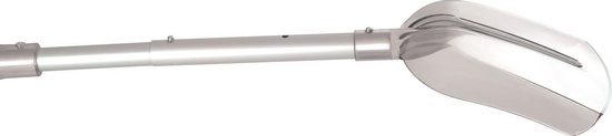 Compacte schep transparant met uitschuifbare aluminium steel - 3 standen - 74-77-87 cm