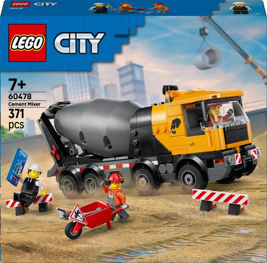 LEGO City Great Vehicles - Cementwagen - 6+ Jaar - Inclusief Figuren
