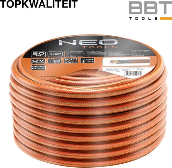 NEO 15-802 TUINSLANG 1/2 X 50 M, 4-LAAGS