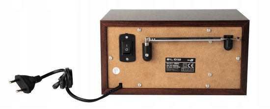 Blow - Draagbare analoge radio - AM/FM-radio-ontvangst - LCD-display - Met klok en wekker