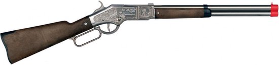 Gonher Cowboygeweer - Metalen replica met 8 patronen