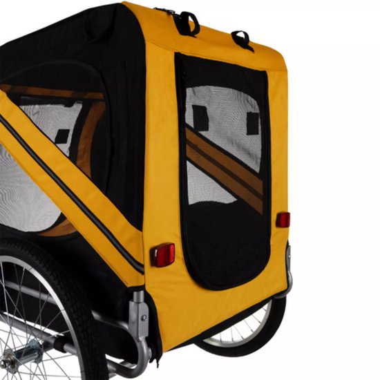 Purlov fietskar hond – grote transportaanhanger – tot 40 kg – comfortabel & veilig