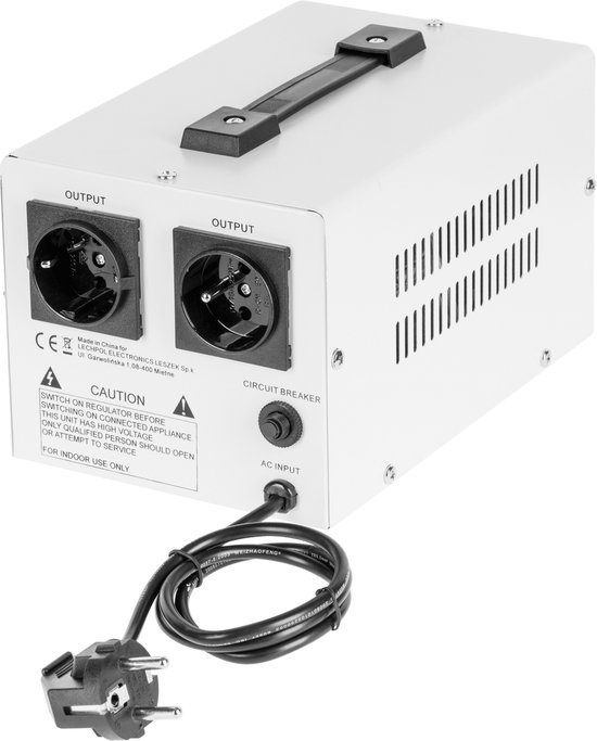 KEMOT MSER-500 Automatic Voltage Stabilizer (500 VA Servo Motor)