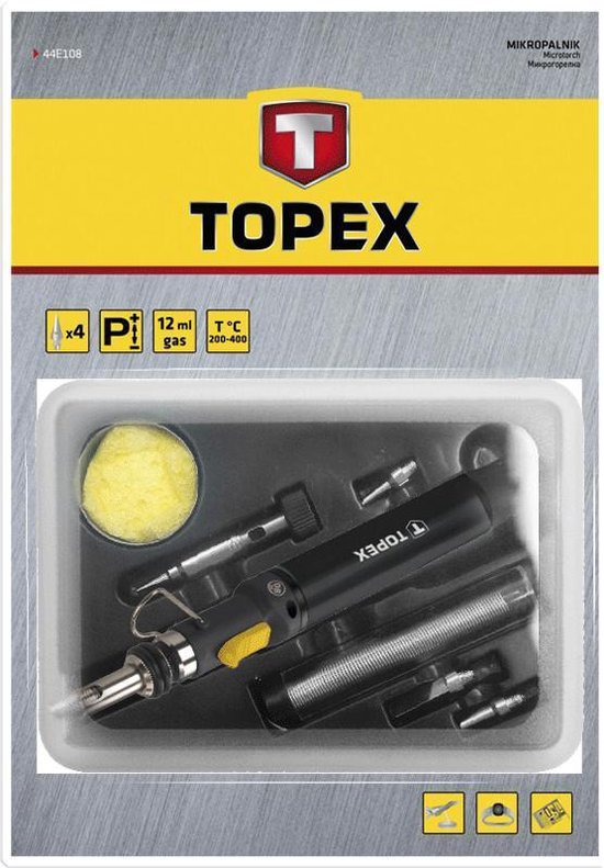 Topex Microbranderset 200-400graden 12ml