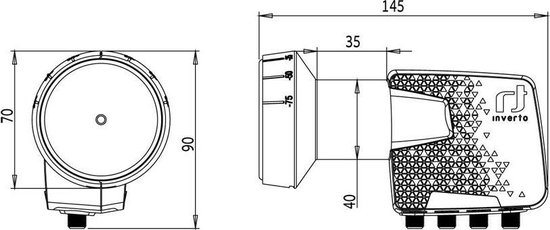 Inverto Quattro Lnb ( Homepro UHD )