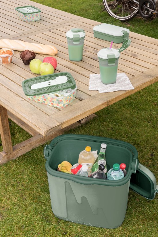 Curver Koelbox 20L - 43.2x21.6x38.8cm - Groen