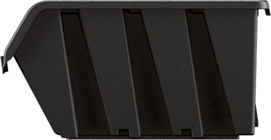 Kistenberg Stapelbak maat 1 - 115x80x60 mm - zwart