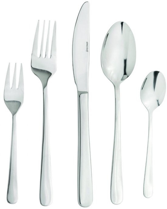 KINGHOFF 3519 - luxe bestekset koffer - 72 delig - 12 persoons - Modern bestek