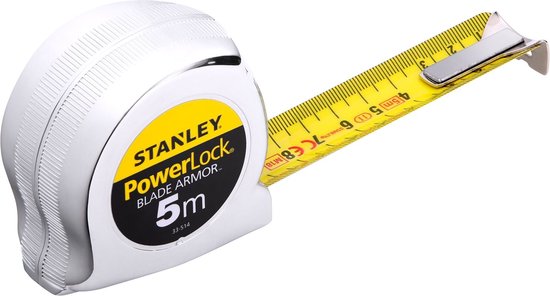 STANLEY Rolbandmaat Powerlock Blade Armor - 5 m - 25 mm
