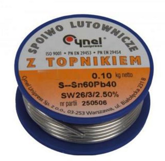Cynel Soldeerdraad 0,7 mm 100 g Sn60Pb40