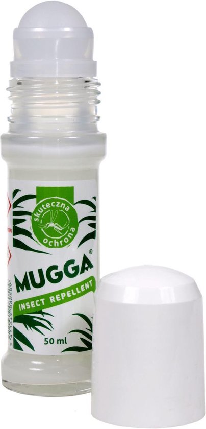 Mugga Roll On Insect Repellent preparaat 20% DEET 20% 50ml