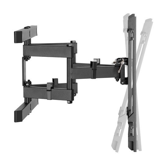 Maclean MC-881 - TV-beugel - TV-houder - Draaibare TV beugel - 37-85" - max vesa 600x400 - tot 60kg - Zwart