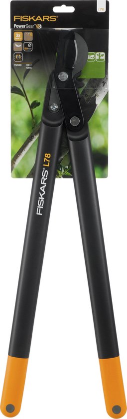 Fiskars L78 PowerGear bypass II takkenschaar - Voor intensief snoeien van vers hout tot Ø50mm